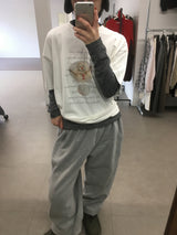 スノーマンオーバーサイズTシャツ (4 Colors)