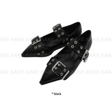 EYELET DOUBLE STRAP FLAT