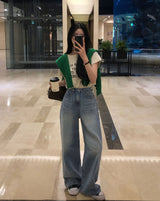 [BELLIDE MADE] Ocean Wide Denim Pants