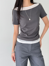 S/S モンド レイヤード トップス