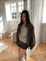 Urban cotton blouson jacket(2color)