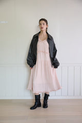 CHIFFON FRILL STRAP DRESS
