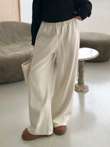 [MADE] ENTOL VELOUR WIDE PANTS