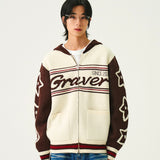 [UNISEX]STARS Knit Hoodie