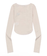 VERION STRAP RIBBON LONG SLEEVE T (4COLOR)