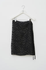 (W) Cloud Wrap Skirt (2color)