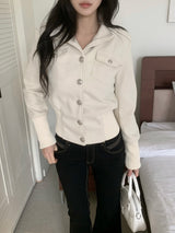 Cielo Classic Epaulet Slim-fit Jacket