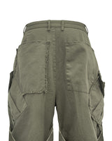 VTG BACK BOOTS CARGO SHORTS_KHAKI