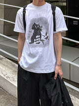 Nylon Wide Half Pants