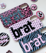 【MADE】brat hard case [LEOPARD PINK♥]