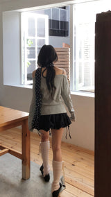 [♡MADE♡]ザドットロングシフォンスカーフ
