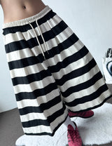 Frisening Stripe Bermuda Shorts 4color