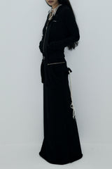[MADE] Diagonal Cuffs Zip-up 001