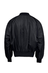 Pleated Bomber Cotton Jacket