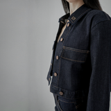 Black Indigo Classic Denim Jacket - YA391