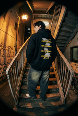 Never Look Back ヘビーウェイトピケフーディー 420g