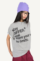 Disturb striped print T-shirt