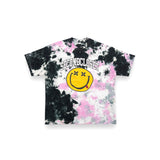 "SMILEY LOGO" プリント S/S タイダイTシャツ