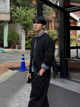 Onef crop cable cardigan