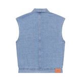 LOOSE FIT DENIM VEST code 21013
