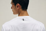 Cool curve half t-shirts(White)