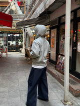 And fleece cropped hood