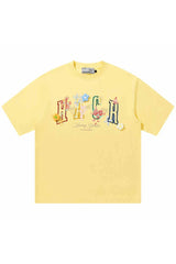 3D ヤーンフラワールーズTシャツ