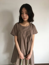 Linne pintuck dress (3color)