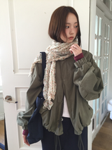 Bell half-neck peach field jacket (4color)