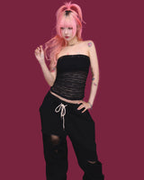 nicky damage pants (2color)