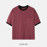 Crop pigment ringer tee