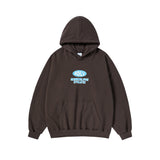 25FW ブルーオバールロゴフーディー ダークブラウン