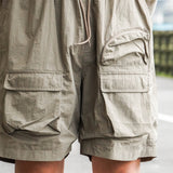 five-pocket utility beach shorts