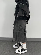 ピグメント バックル カーゴ バミューダ パンツ