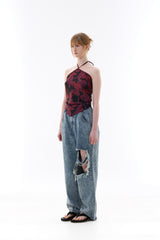  FINE HALTERNECK / BLACK