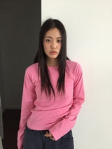 ディア リブド ロングスリーブ (5color)