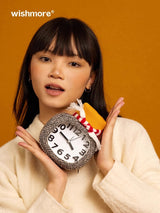 wishmore かわいい目覚まし時計 (学生 ウェイクアップ アーティファクト デスクトップ 時計 女の子 デスクトップ 電子時計 高値)