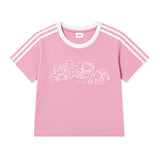 ミャオ キトゥンズ トラック クロップ Tシャツ (5color)