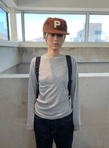 シセル ラウンド ロングスリーブ Tシャツ