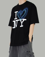 NY ハートショートスリーブT