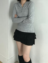 ミウ フードTシャツ (3 colors)