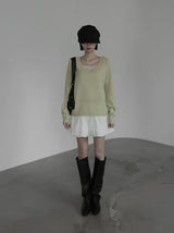 Bellen Deep U-Neck Knit