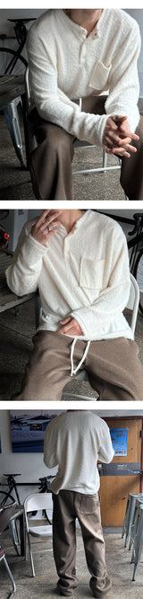 [F/W] Mohair wool banding pants(2color)