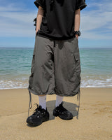 Shuren Shirring Cargo Bermuda Pants