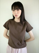 HIDDEN PRINT REGULAR T (BROWN)