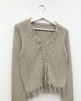 Paper Frill Cardigan (3color)