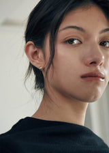 [925 silver] Deux.silver.201 / ミニコートピアス (ゴールド)