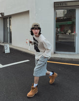 ドラッグリベットスウェットハーフパンツ