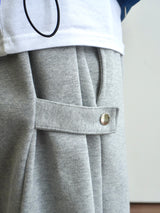 Pinch Side Snap Sweat Pants 6C
