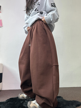 SWEAT BALLOON BACK POINT LONG PANTS🤎🖤🩶3COLOR